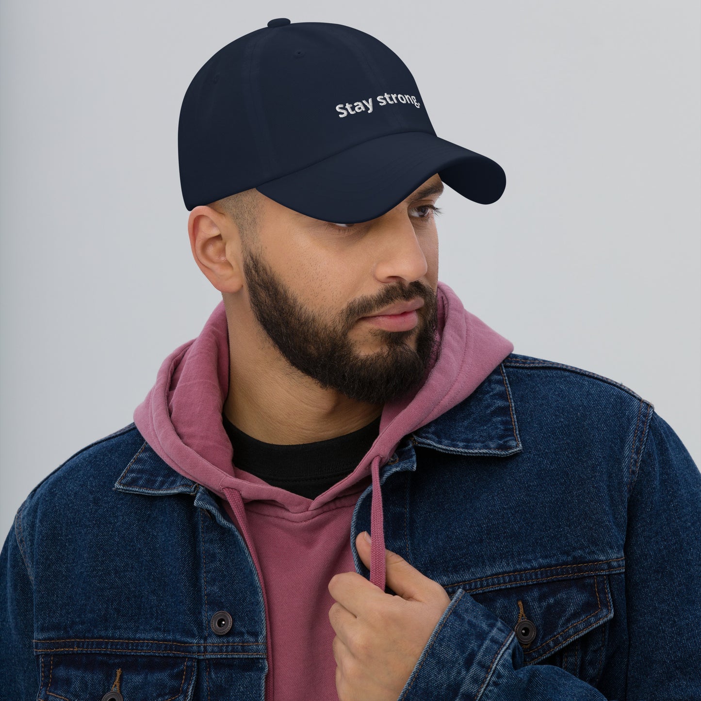 "Stay strong." Dad Hat