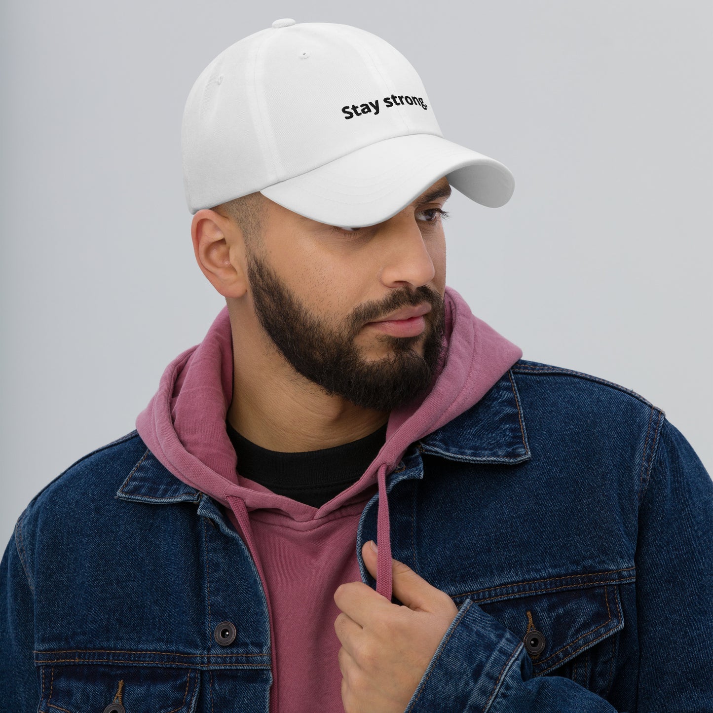 "Stay strong." Dad Hat